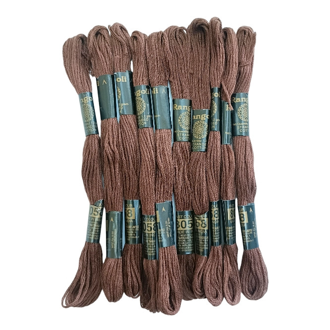 Brown Cotton Embroidery Threads